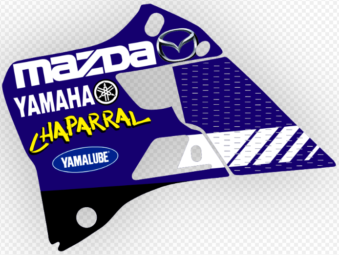 YAMAHA YZ 250 2000 Jeremy McGrath Chaparral Replica Graphics 1996