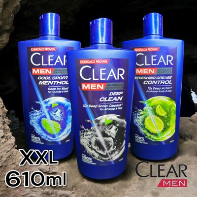 Clear MEN Anti-Schuppen Shampoo, Herren Shampoo  XXL 610ml