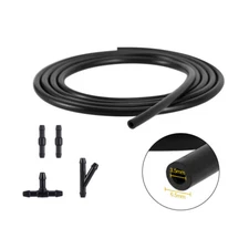 2M W/Connector Windshield Wiper Washer Nozzle Hose Kit Universal Fluid Tube Pipe