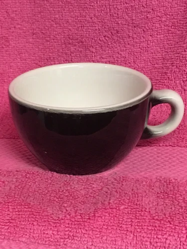 Vintage Jackson China Restaurant Ware Coffee Cup, Black, to Gray to White