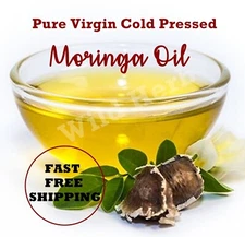 PURE MORINGA OIL, VIRGIN UNREFINED | Full Strength | USA Seller | Undiluted