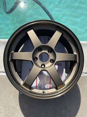Rays TE37 wheel 18x7.5+30 5x114.3 Volk Racing rim STi S13 S14 FD