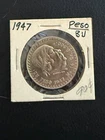 1947 Mexico Un Peso Silver — photo from another recent sale