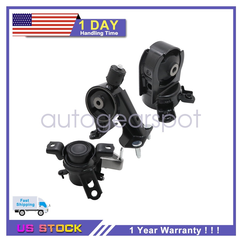 Engine Motor & Transmission Mount Set FIT Toyota RAV4 3.5L 2006-2012 FWD. 3PCS