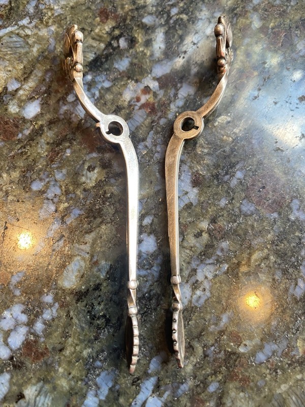 (AS FOUND) Georg Jensen Sterling ACORN Scissor Style Sugar Tongs, 4" (No Mono!)
