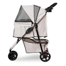 Carlson Pet Products Dog Stroller EUC Khaki Puppy Miniature