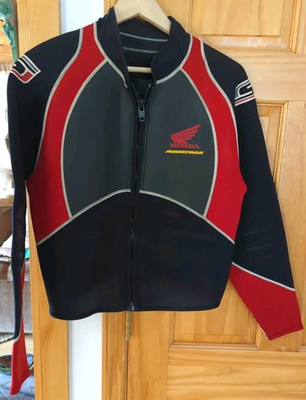 #ad Honda JET SKI Slippery When Wet Aquatrax Wetsuit MENS Long Sleeve Top Size 2XL $60.00
