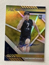 2020 Panini XR Dalton Keene Gold Auto /10 #193 Rookie RC Virginia Tech SP