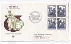STAMP DENMARK "KOBENHAVN" "GLASS PRODUCTION" 1976 FDC ENVELOPE