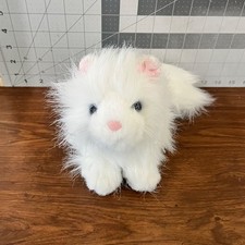Webkinz White Persian CAT Plush Kitty Cat, GANZ Stuffed Animal NO CODE