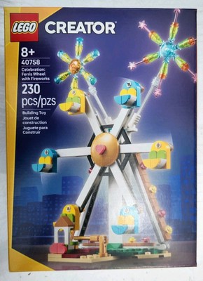 New Sealed LEGO 40758 Celebration Ferris Wheel with Fireworks - Stocking Stuffer