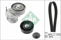 Ina Keilrippenriemensatz FüR Vw Passat B7 Golf Vi Audi A3 A1 Jetta Iv Polo B6 V