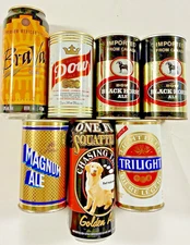 Canada Beer Cans your choice of many different brands empty steel/alum Bott Open