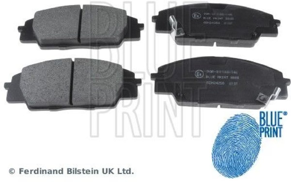 Blue Print ADH24258 Bremsbelagsatz FüR Scheibenbremse Bremsbelagsatz FüR Honda-image