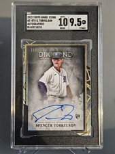 2022 Topps Diamond Icons Spencer Torkelson Auto RC Rookie #/10 Tigers SGC 9.5