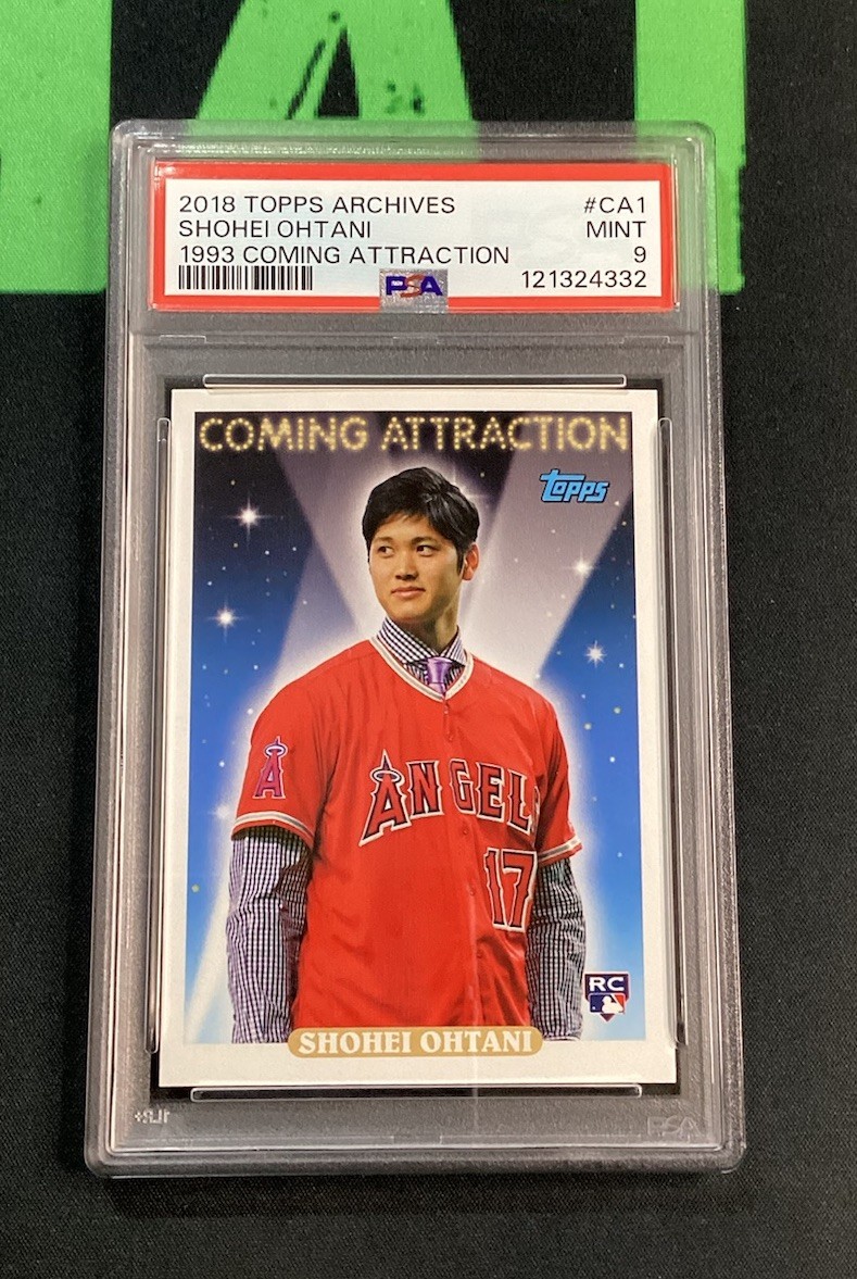 2018 Topps Archives Shohei Ohtani RC Rookie 1993 Coming Attraction PSA 9 MINT
