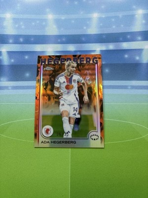 2024-25 Topps Chrome Women's UCL Ada Hegerberg Inferno /35 Lyon