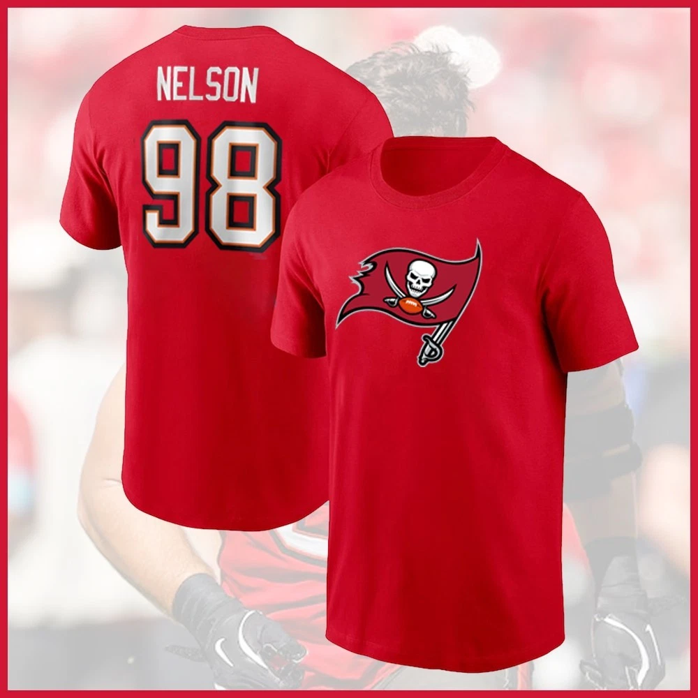 Anthony Nelson #98 Tampa Bay 2025 Player Name & Number S-5XL