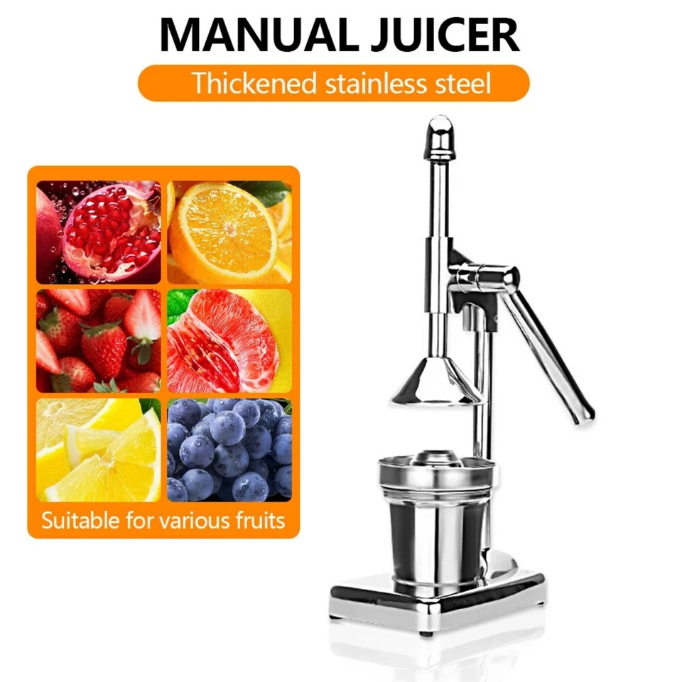 Prensa manual comercial exprimidor de frutas exprimidor de limón naranja máquina de prensa Foto 2 de 4