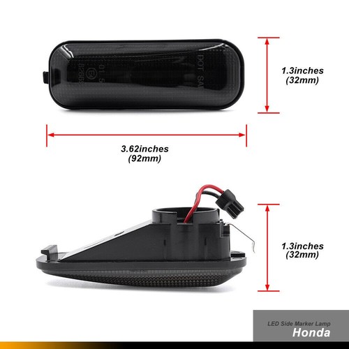 Side Marker Light Front Led Smoke Lens Waterproof For First Generation - Picture 7 of 12