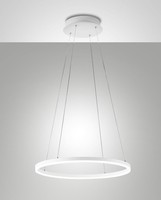 LED HäNgelampe Weiß IP40 Metall Ø60 Cm 3000 K Dimmbar Pendelleuchte KüChe