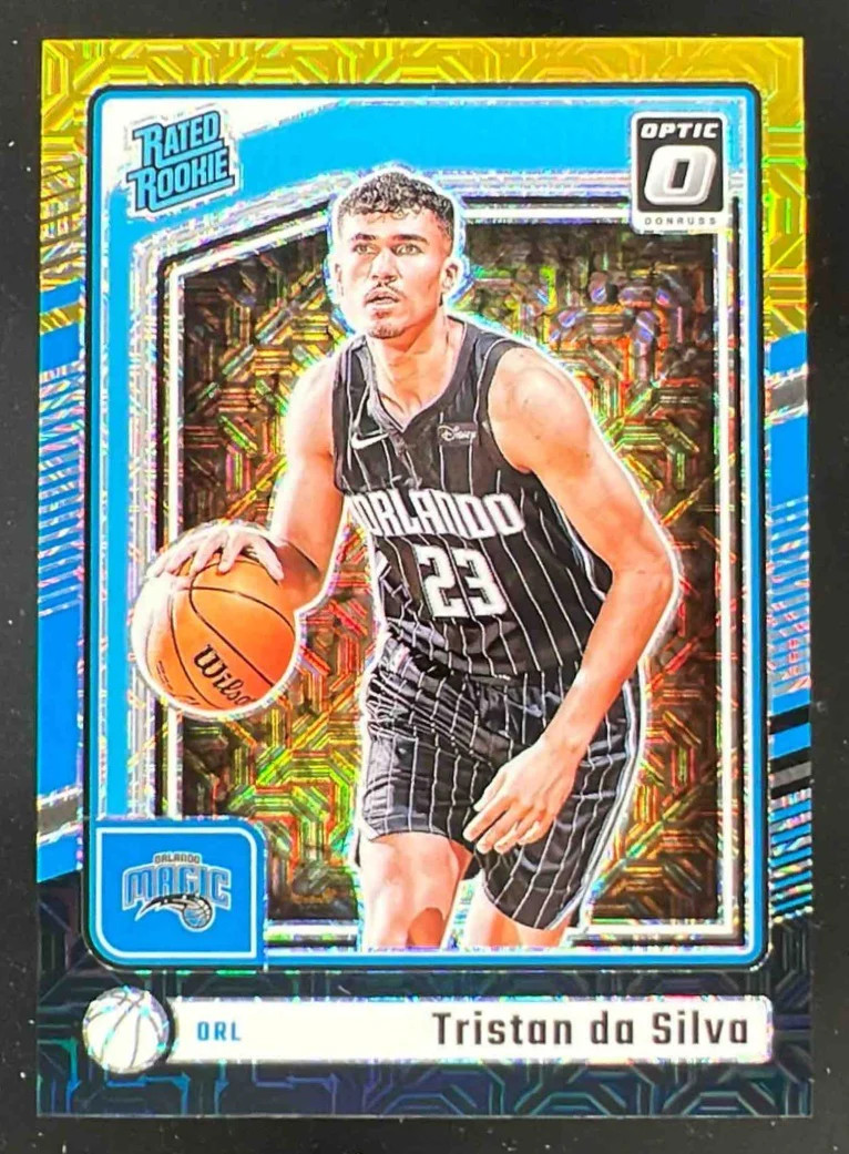 2024-25 Donruss Optic Rated Rookie Choice Black Gold #260 Tristan da Silva RC /8
