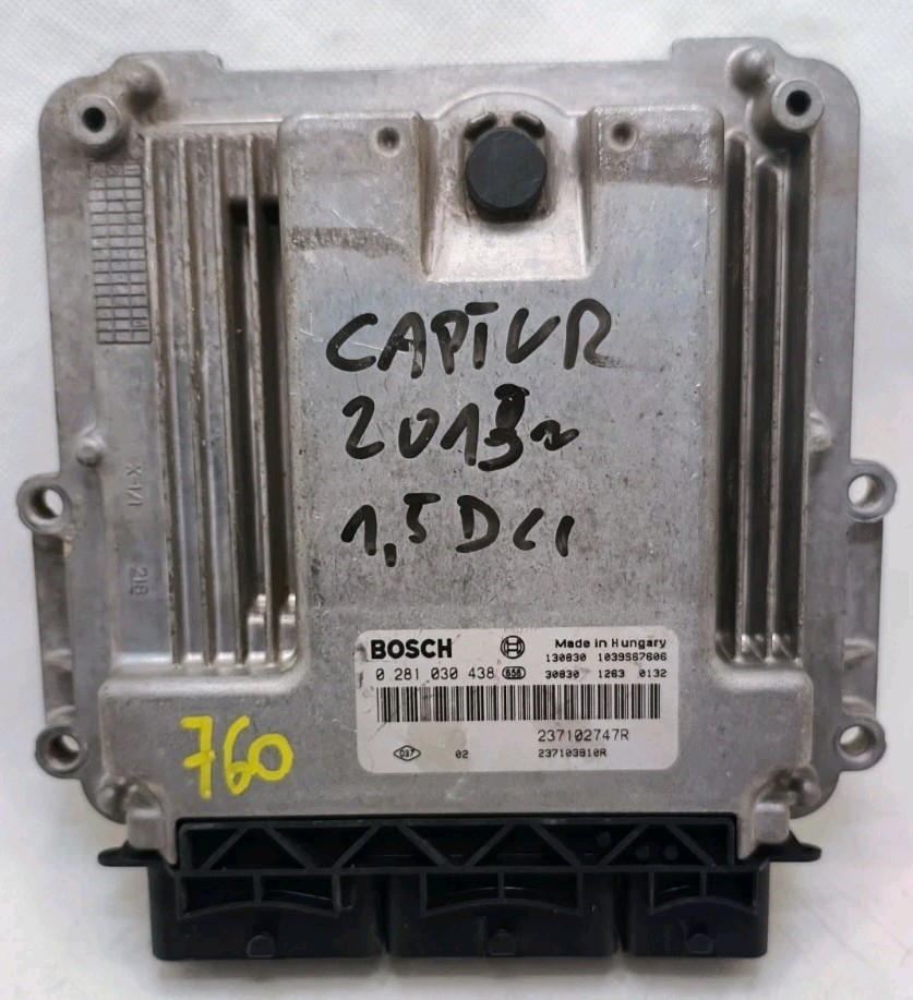 0281030438 237102747R CENTRALINA MOTORE RENAULT CAPTUR