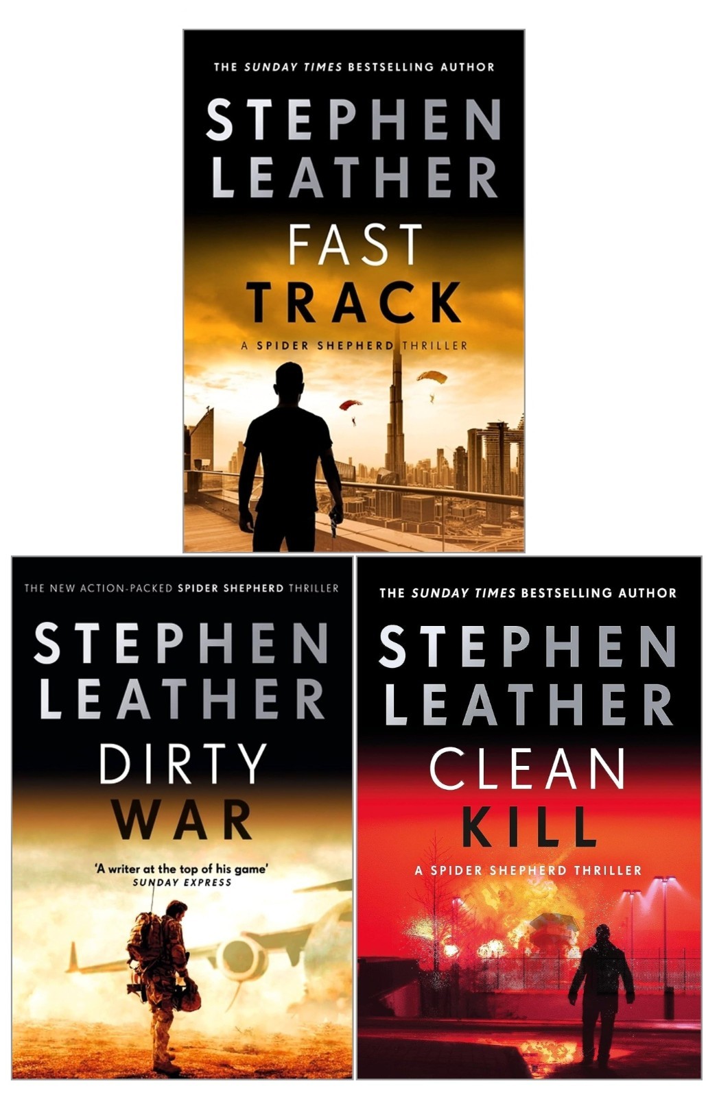 Spider Shepherd Thrillers 3 Books Collection Set Books 18-20 by Stephen Leather