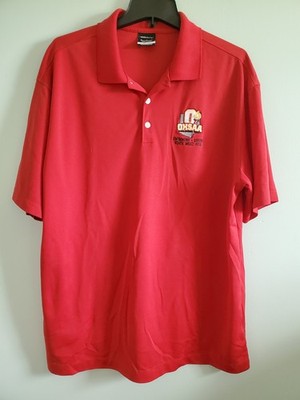 NikeGolf Men's Red Polo Size XL with Embroidered Logo