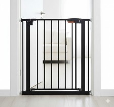 Baby Safety Gate Dog Barrier Auto-Close Pressure Fit Stair Gate 75-82 cm
