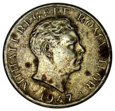 Romania 10000 Lei 1947  Coin KM#76