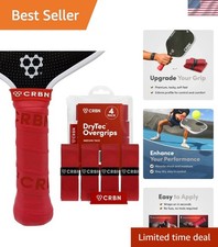 Drytec Overgrips - 4 Pack  Pickleball Paddle Grip Tape - Absorbs Shock  Moi...