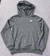 Nike Sweatshirt Womens Size XSmall Heather Gray Activewear Hoodie Funnel Neck