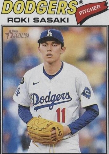 2026 Topps Heritage Roki Sasaki #39 - Los Angeles Dodgers | eBay