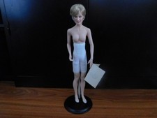 Franklin Mint Princess Diana Of Wales Porcelain 17 In Nude Doll NO Box W Stand