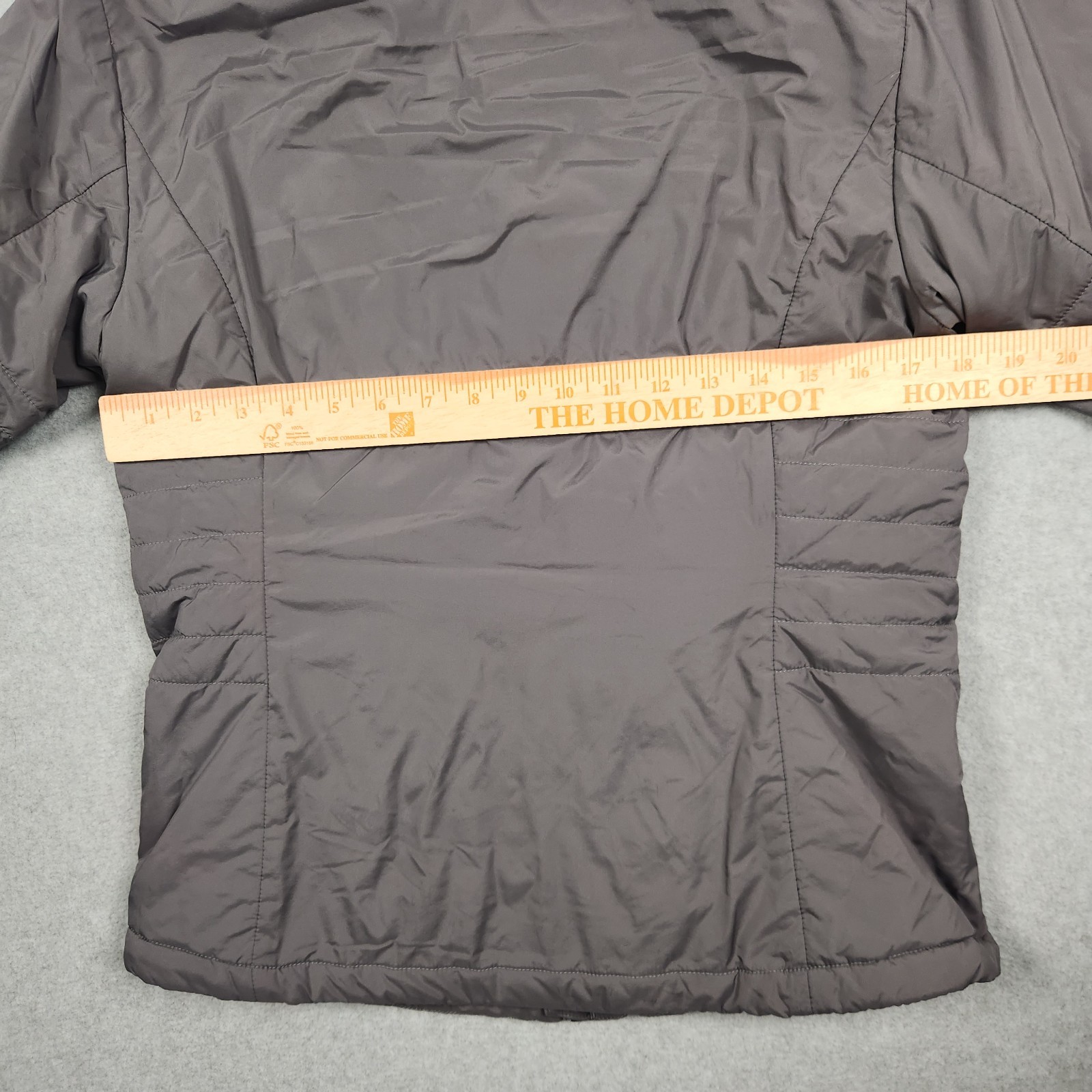 Simms Mid Current Puffer Jacket Womens Small Gray… - image 13