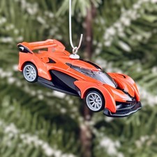 McLaren Solus GT Christmas Tree Ornament   Multiple Colors   Gift for McLaren Lo