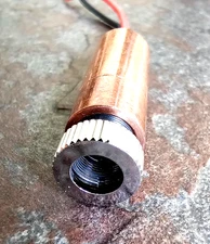 7-Watt NUBM44 NUBM47 Laser Diode in 12mm Copper Module w/ 3-E Lens and 22G Leads