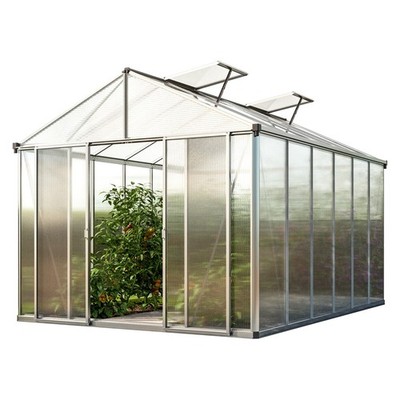 GFP Greenhouse Rubin 8.6 x 12.6 ft Polycarbonate Panels with Kit ~CLEARANCE