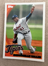 2010 Topps - Dontrelle Willis Card #425 Tigers Starting Pitcher