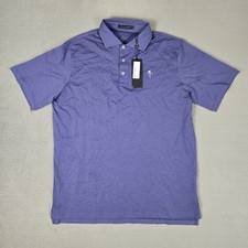 Greyson Omaha Polo Shirt Mens Large Purple Golf Stretch Performance Pique NWT