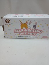 Mora Pets Self Heating Cat Bed Thermal Warming Pet Mat 24x18 In Removable Cover