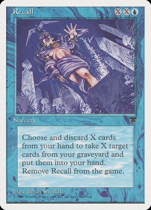 Recall NonFoil Chronicles 24 NM MTG