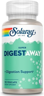 SOLARAY Super Digestaway Digestive - Papain, Ginger, Pepsin, Betaine HCl, Aloe V