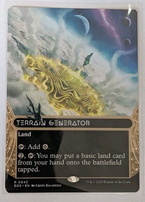 Terrain Generator (0043) (Borderless) Edge of Eternities - MTG RARE