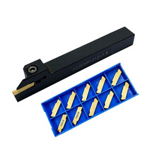 MGEHR1212-1.5 + 10 Stk. MGMN150-G | 12mm Nutfräserhalter für Drehmaschine