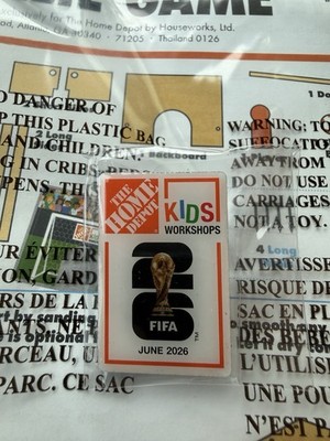 New Home Depot  Goalie Game  Kids Workshop Kit June 2026 pin include