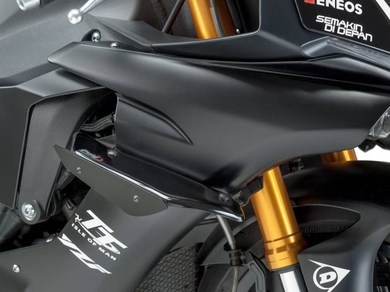Puig Black Sport Downforce Spoilers Yamaha YZF R1 2015-2019