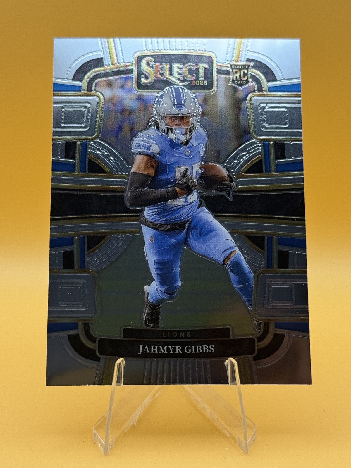 2023 Panini Select - Concourse Jahmyr Gibbs #34 Silver Prizm (RC)