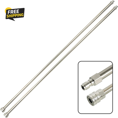#ad Pressure Washer Extension Wand 120 Inch 10Ft Stainless Steel with 1 4quot; Quick $40.68